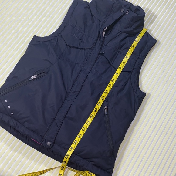 Columbia Sportswear Blue Puffer Vest Small Feather and Down - Picture 10 of 10